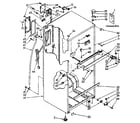 Kenmore 1068698070 cabinet parts diagram