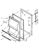 Refrigerator door parts