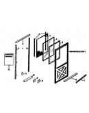 Replacement parts/ half door with lower x