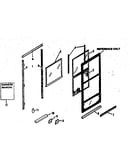 Replacement parts / 2 half door style