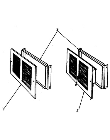 Accessory rear wall register package (stock no. 42-72144)