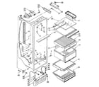 Kenmore 1068582710 refrigerator liner parts diagram
