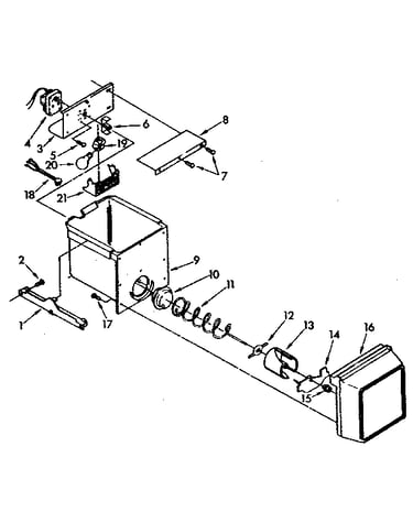 Freezer interior parts