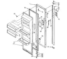 Kenmore 1068582780 refrigerator door parts diagram