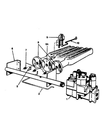 Burner section