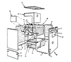 Kenmore 229964441 non-functional replacement parts diagram