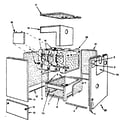 Kenmore 229964141 non-functional replacement parts diagram