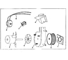 ICP NULE125DH02 vent assembly diagram