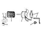 ICP NULE125DH02 blower assembly diagram