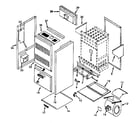 Kenmore 867768041 non-functional replacement parts diagram