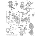 Briggs & Stratton 252400 TO 252499 (0015 - 0275) flywheel assembly diagram
