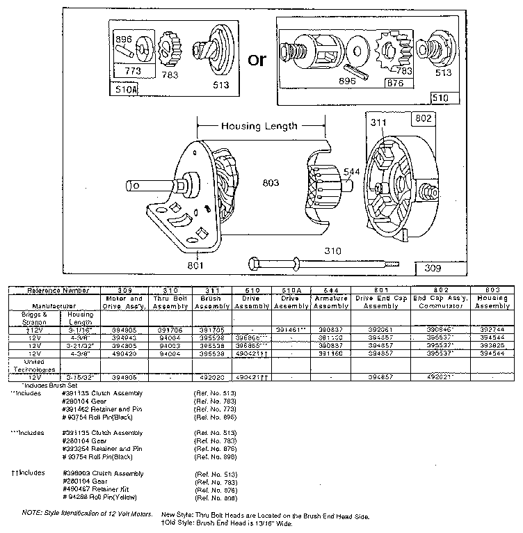 Drive motor assembly
