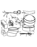 Power vent damper-wiring kit-(flair only)