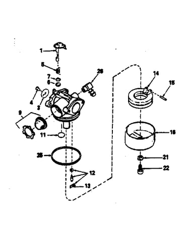 Carburetor no. 632046