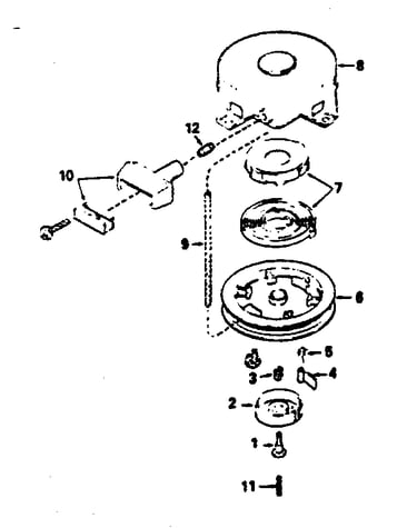 Rewind starter no. 590420a