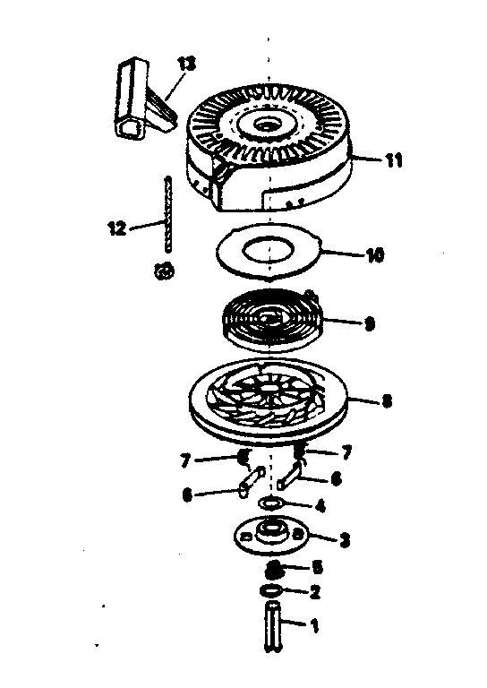 Rewind starter no. 590621