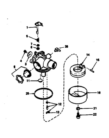 Carburetor no. 632387