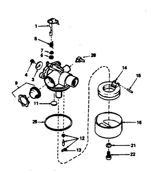 Carburetor no. 632367