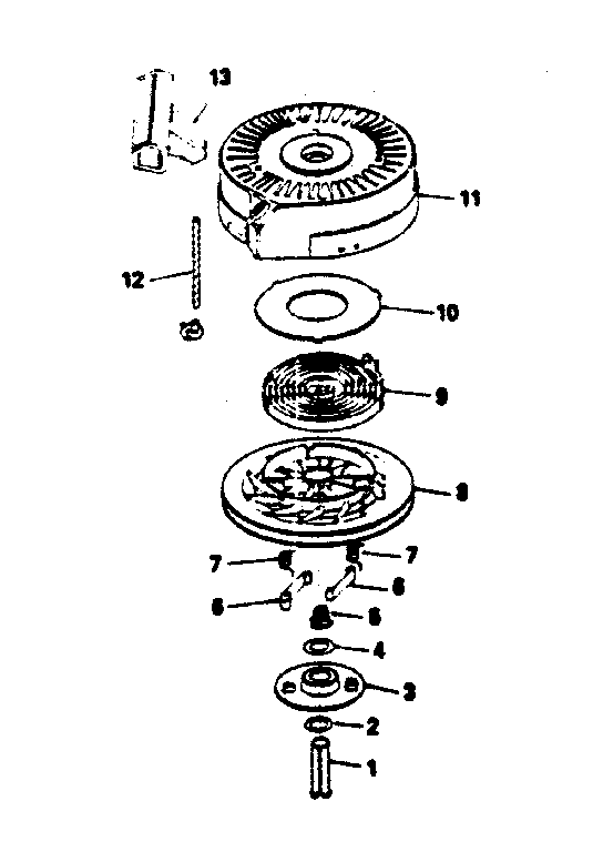 Rewind starter no. 590621