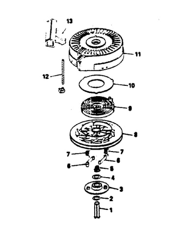 Rewind starter no. 590621