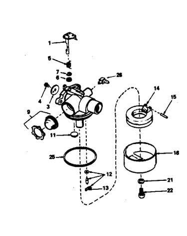 Carburetor no. 632387