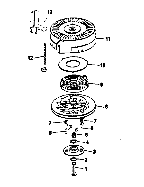 Rewind starter no. 590621