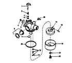 Craftsman 143374082 carburetor no. 632387 diagram