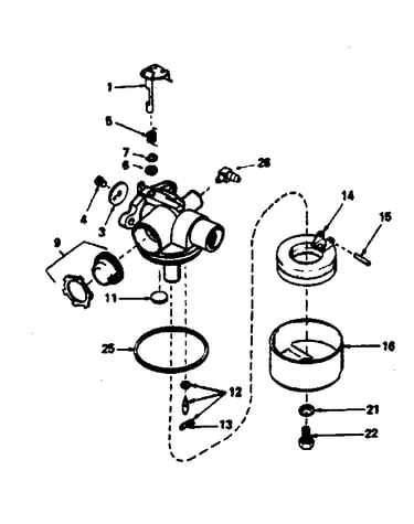 Carburetor no. 632387
