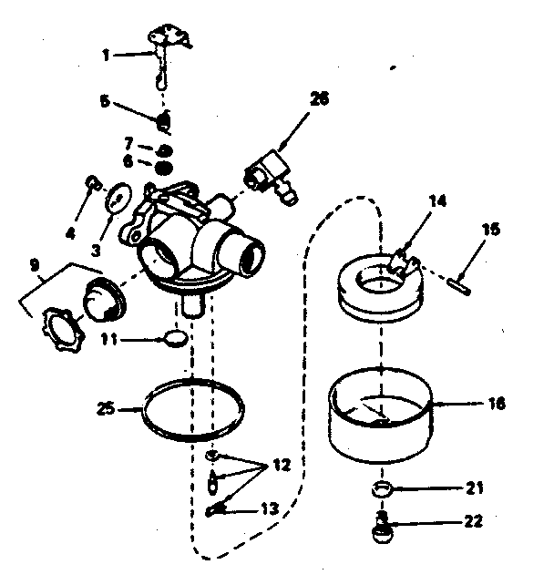 Carburetor no. 632468