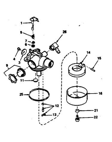 Carburetor no. 632468