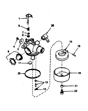Carburetor no. 632389