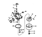 Craftsman 143374222 carburetor no. 632387 diagram