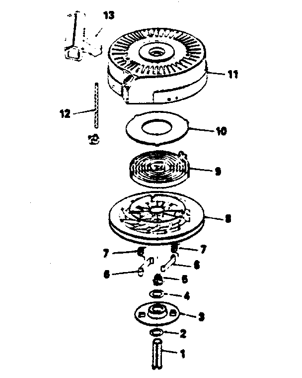 Rewind starter no. 590621