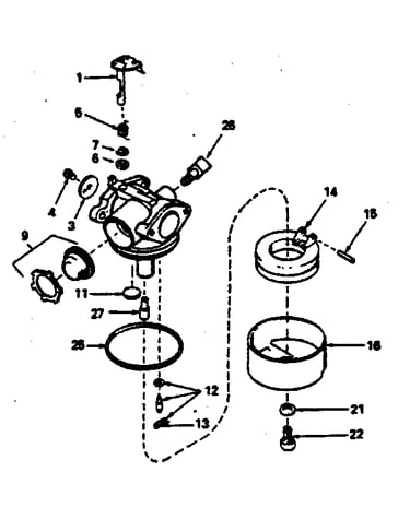 Carburetor no. 632467