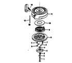 Craftsman 143374282 rewind starter no. 590621 diagram