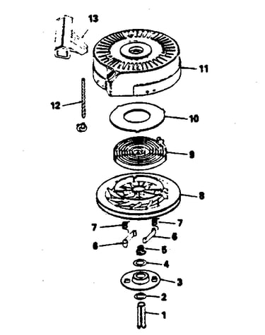 Rewind starter no. 590621