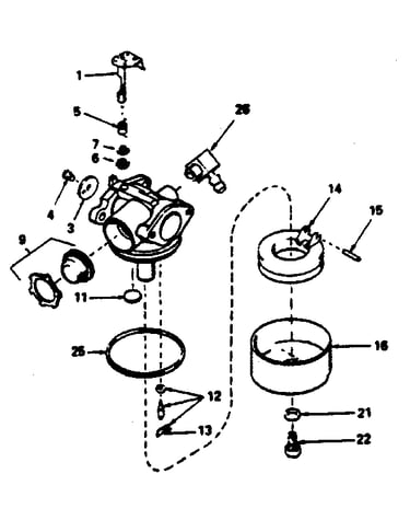Carburetor no. 632466