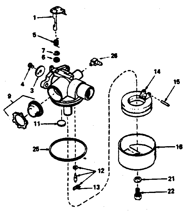 Carburetor no. 632387