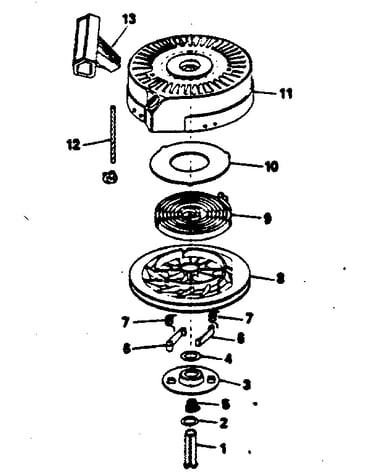 Rewind starter no. 590621