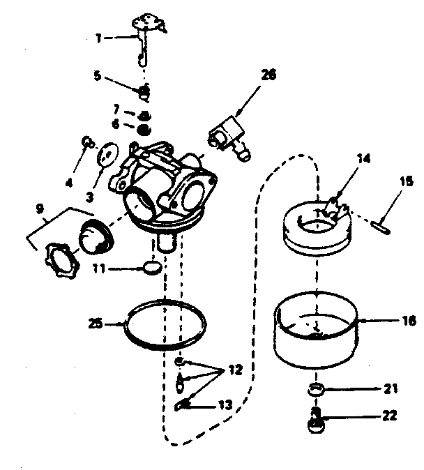 CARBURETOR NO. 632466