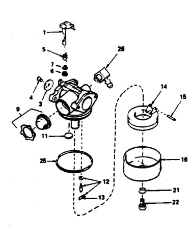 Carburetor no. 632466