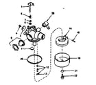 Craftsman 143374402 carburetor no. 632468 diagram