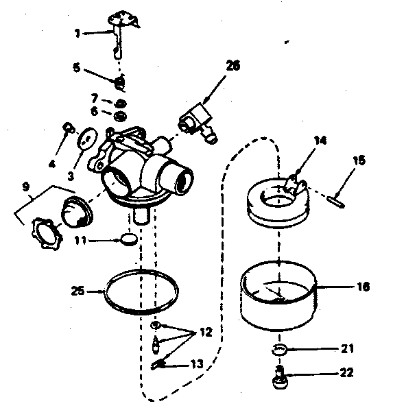 Carburetor no. 632468