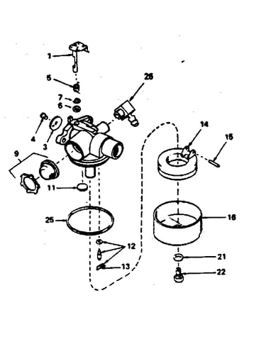 Carburetor no. 632468