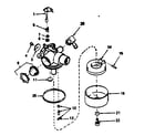 Craftsman 143374412 carburetor no. 632468 diagram