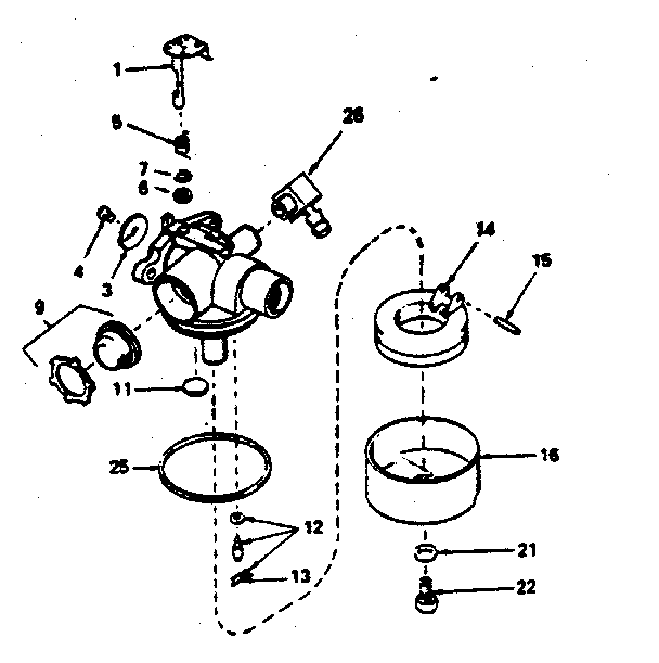 Carburetor no. 632468
