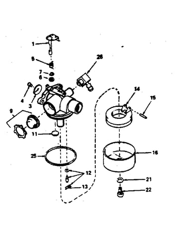 Carburetor no. 632468