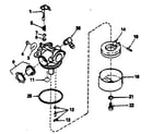 Craftsman 143374432 carburetor no. 632046 diagram