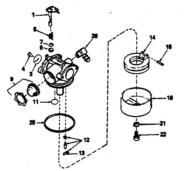 Carburetor no. 632046