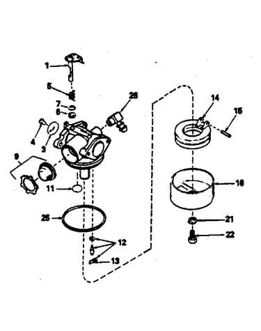 Carburetor no. 632046